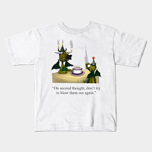 Funny Spectickles Dragon Birthday Humor Kids T-Shirt